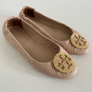 Tory Burch Women's Quilted Minnie ballet Flats size 9M